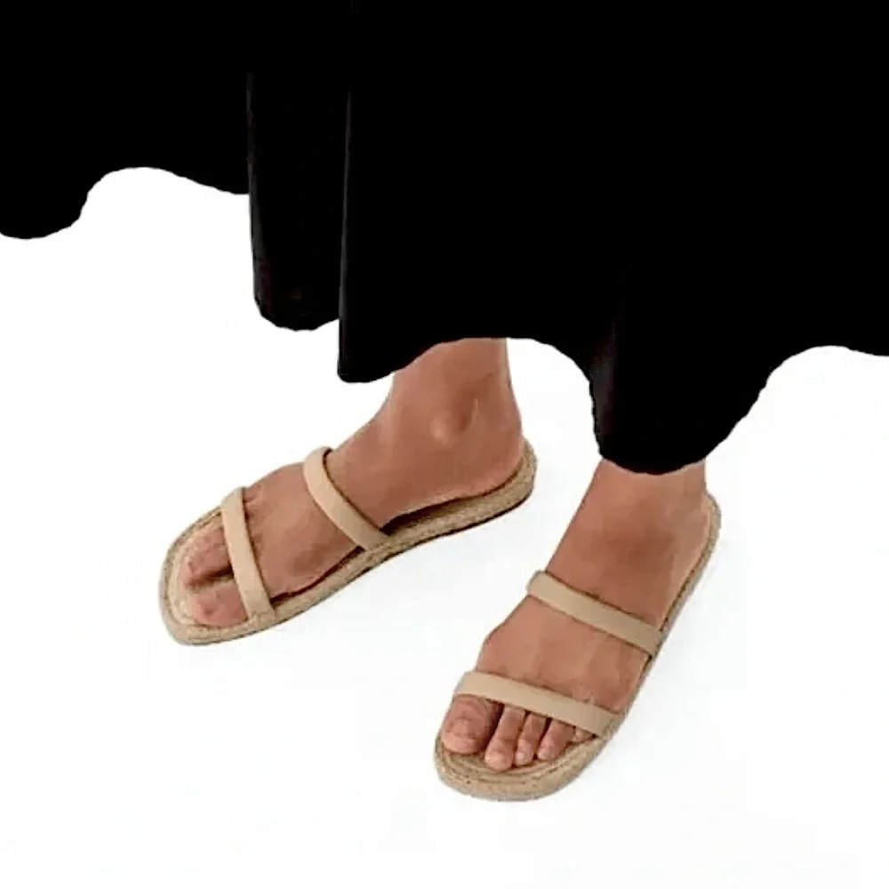 Everlane The Espadrille Sandal in Sand Size 8